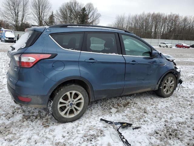 1FMCU9GDXJUB75201 - 2018 FORD ESCAPE SE BLUE photo 3