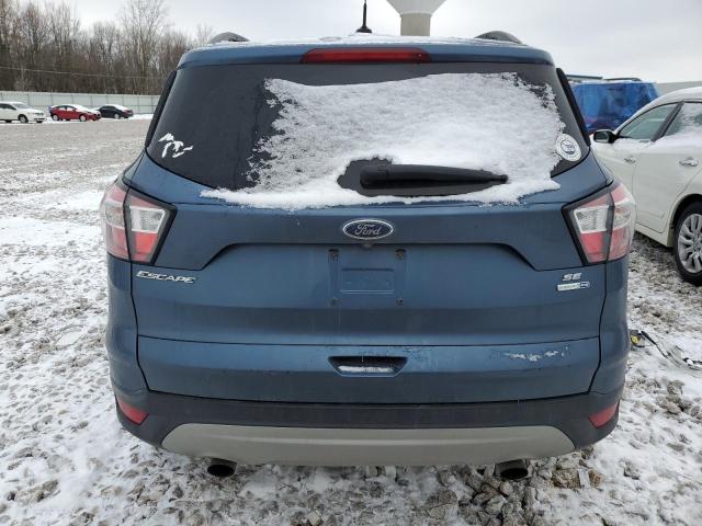 1FMCU9GDXJUB75201 - 2018 FORD ESCAPE SE BLUE photo 6