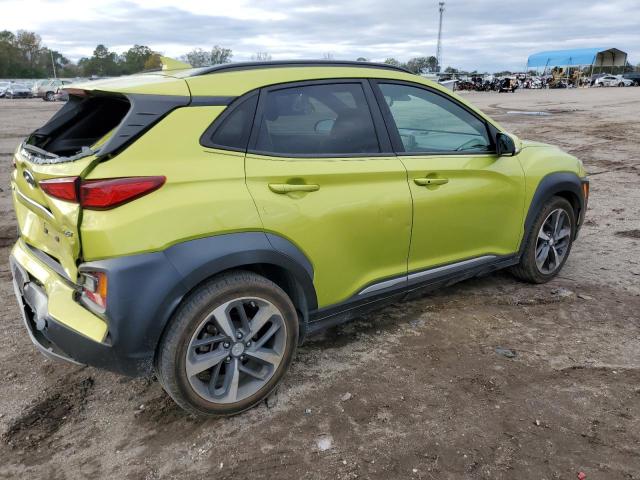 KM8K33A57KU216236 - 2019 HYUNDAI KONA LIMITED GREEN photo 3