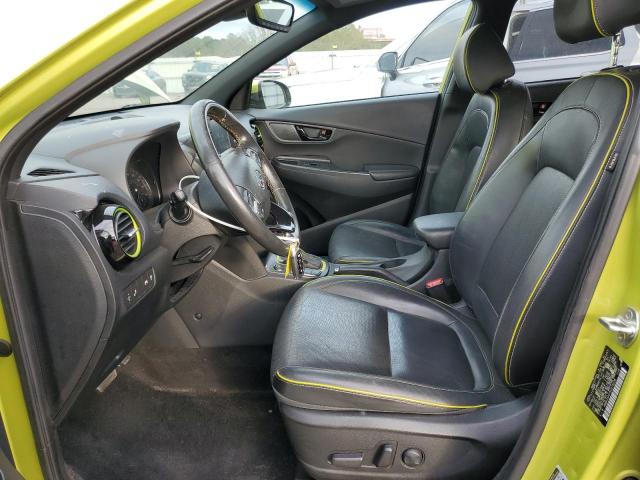 KM8K33A57KU216236 - 2019 HYUNDAI KONA LIMITED GREEN photo 7