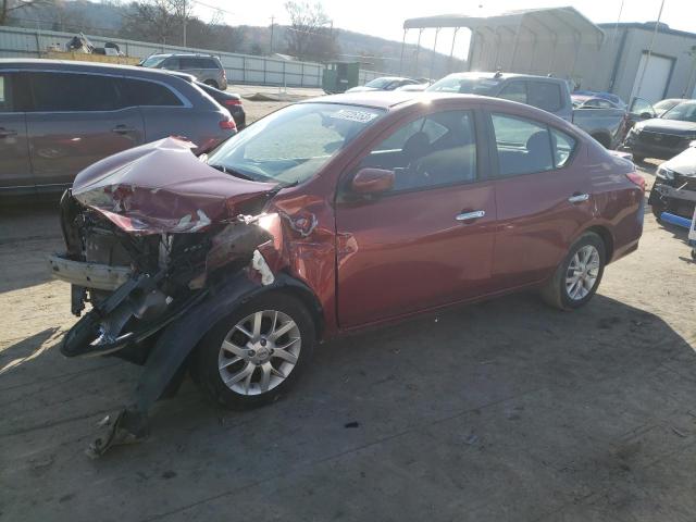 3N1CN7AP2GL844883 - 2016 NISSAN VERSA S MAROON photo 1