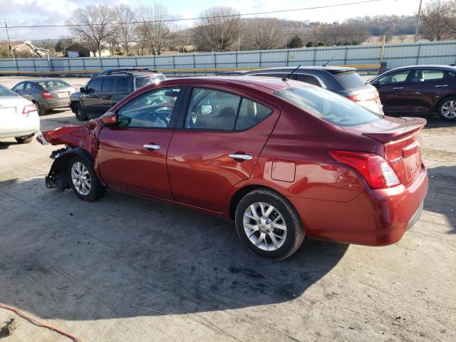 3N1CN7AP2GL844883 - 2016 NISSAN VERSA S MAROON photo 2