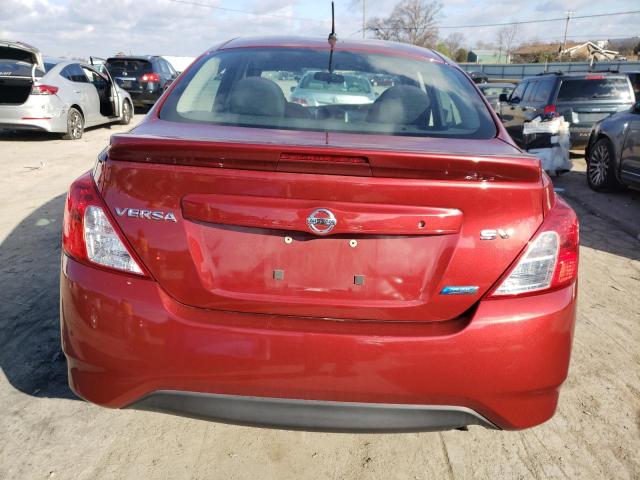 3N1CN7AP2GL844883 - 2016 NISSAN VERSA S MAROON photo 6