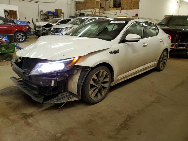 5XXGR4A60EG324862 - 2014 KIA OPTIMA SX WHITE photo 1