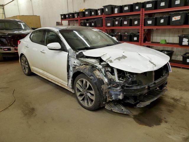 5XXGR4A60EG324862 - 2014 KIA OPTIMA SX WHITE photo 4