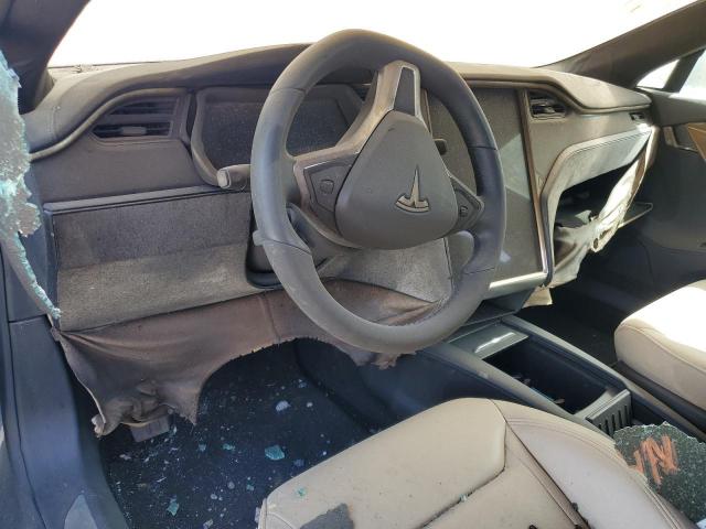 5YJSA1E10GF158993 - 2016 TESLA MODEL S GRAY photo 8