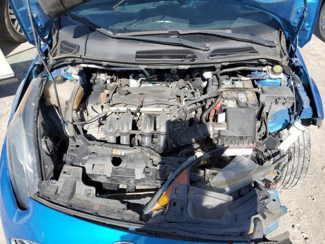 3FADP4BJ3HM126314 - 2017 FORD FIESTA SE BLUE photo 11