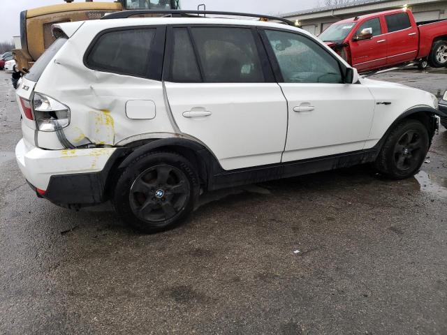 WBXPC93447WF12558 - 2007 BMW X3 3.0SI WHITE photo 3