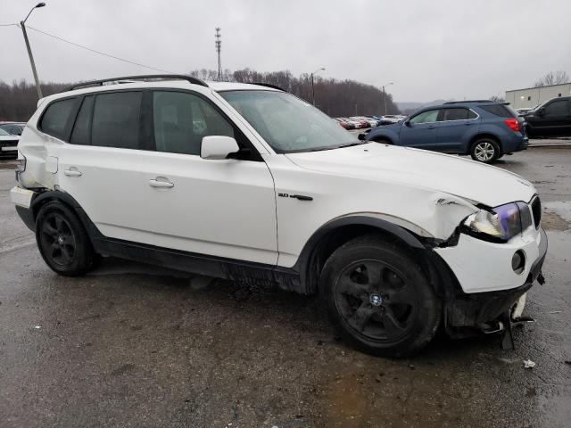 WBXPC93447WF12558 - 2007 BMW X3 3.0SI WHITE photo 4