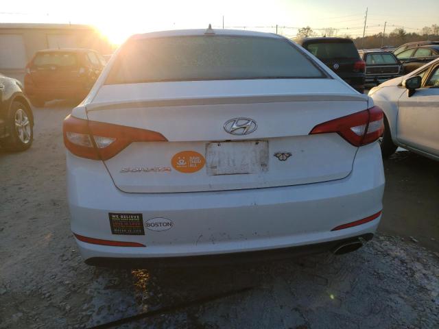 5NPE24AF6GH310239 - 2016 HYUNDAI SONATA SE WHITE photo 6