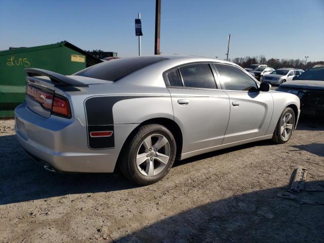 2C3CDXBG7CH112898 - 2012 DODGE CHARGER SE SILVER photo 3