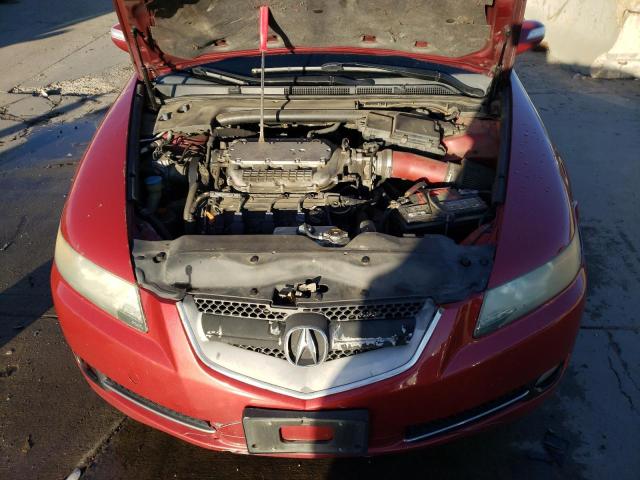 19UUA76557A005758 - 2007 ACURA TL TYPE S RED photo 11