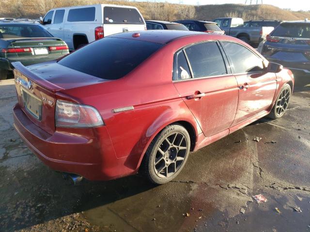 19UUA76557A005758 - 2007 ACURA TL TYPE S RED photo 3