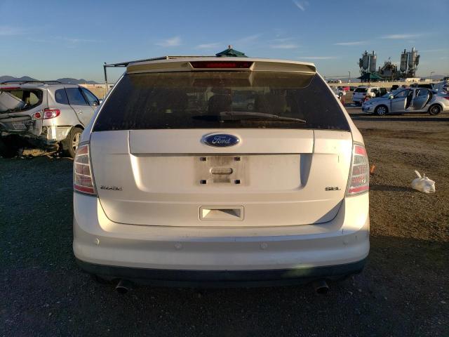 2FMDK38C09BB00019 - 2009 FORD EDGE SEL WHITE photo 6