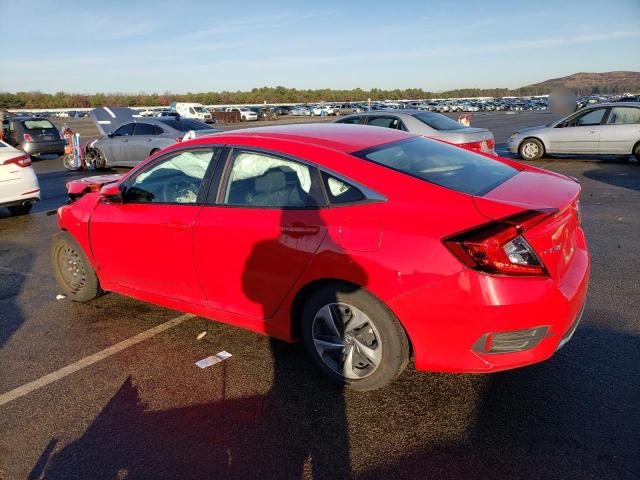 2HGFC2F69LH592945 - 2020 HONDA CIVIC LX RED photo 2