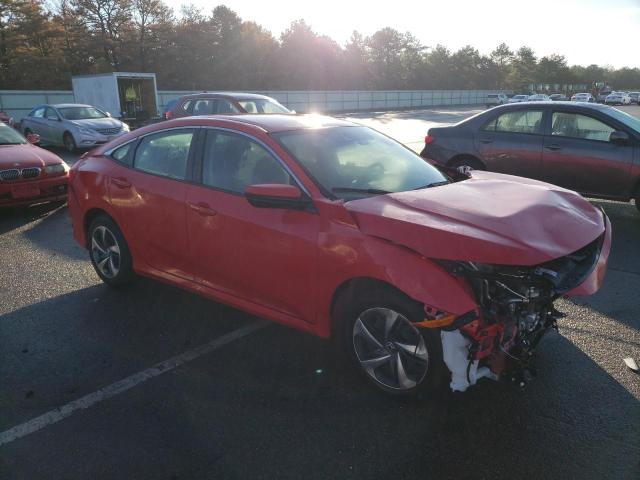 2HGFC2F69LH592945 - 2020 HONDA CIVIC LX RED photo 4