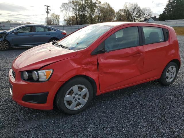 1G1JA6SH6F4140782 - 2015 CHEVROLET SONIC LS RED photo 1