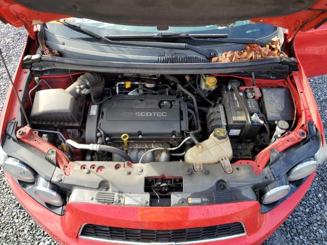 1G1JA6SH6F4140782 - 2015 CHEVROLET SONIC LS RED photo 11