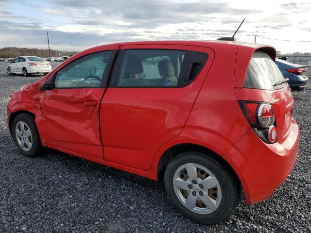 1G1JA6SH6F4140782 - 2015 CHEVROLET SONIC LS RED photo 2