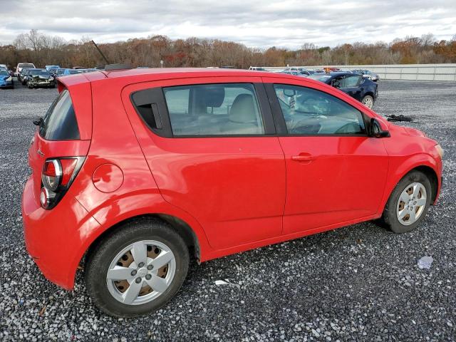 1G1JA6SH6F4140782 - 2015 CHEVROLET SONIC LS RED photo 3