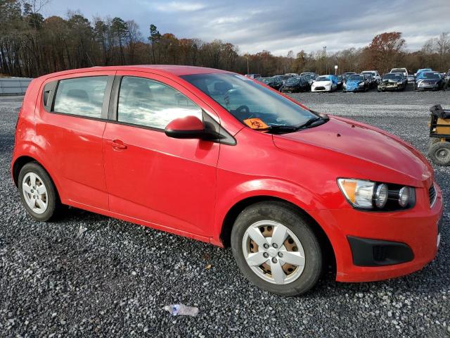 1G1JA6SH6F4140782 - 2015 CHEVROLET SONIC LS RED photo 4