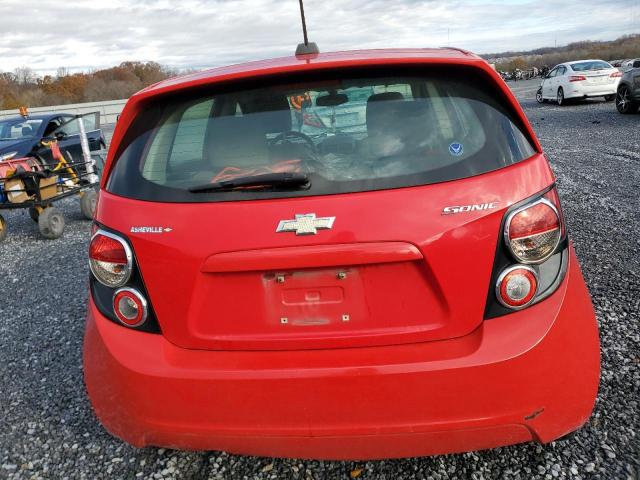 1G1JA6SH6F4140782 - 2015 CHEVROLET SONIC LS RED photo 6