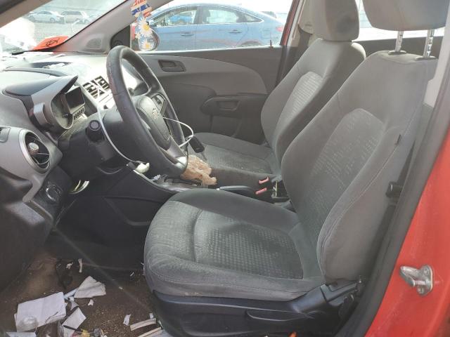 1G1JA6SH6F4140782 - 2015 CHEVROLET SONIC LS RED photo 7