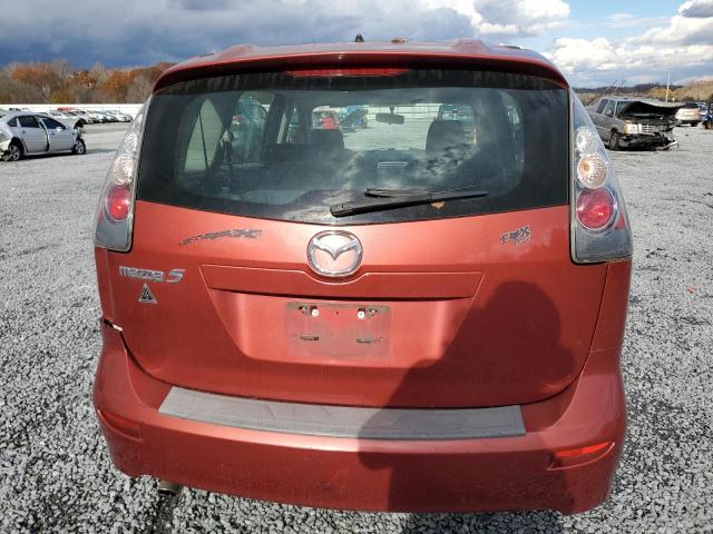 JM1CR293860110248 - 2006 MAZDA 5 ORANGE photo 6