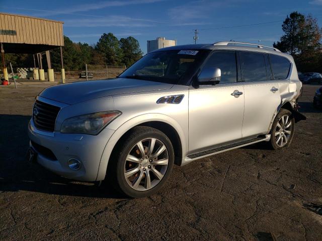 JN8AZ2NE6D9042821 - 2013 INFINITI QX56 SILVER photo 1