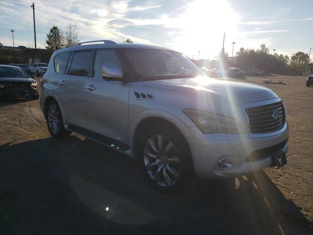 JN8AZ2NE6D9042821 - 2013 INFINITI QX56 SILVER photo 4