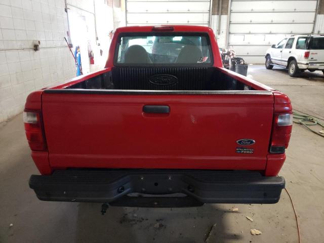 1FTYR10U91PB63871 - 2001 FORD RANGER RED photo 6