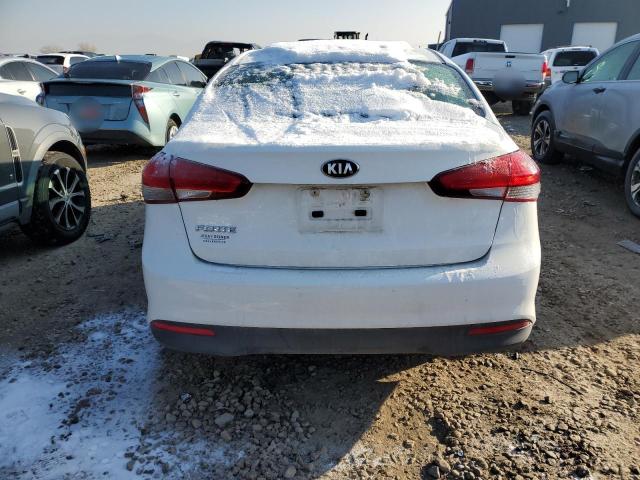 3KPFK4A74JE182530 - 2018 KIA FORTE LX WHITE photo 6