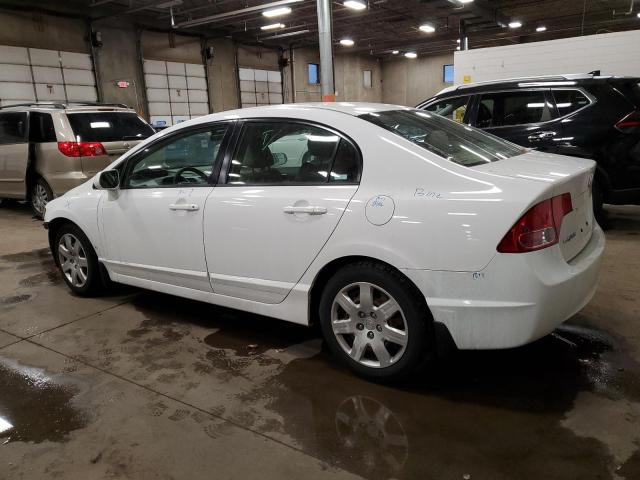 2HGFA16587H508854 - 2007 HONDA CIVIC LX WHITE photo 2