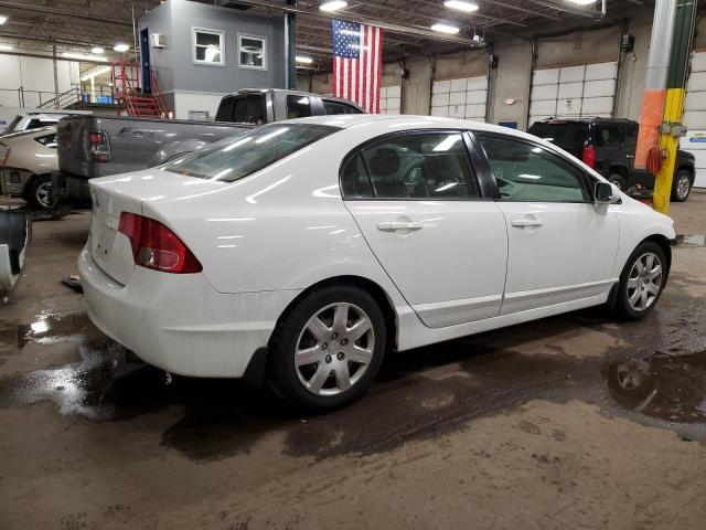 2HGFA16587H508854 - 2007 HONDA CIVIC LX WHITE photo 3