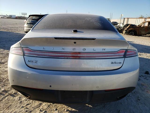 3LN6L2G97GR624420 - 2016 LINCOLN MKZ SILVER photo 6