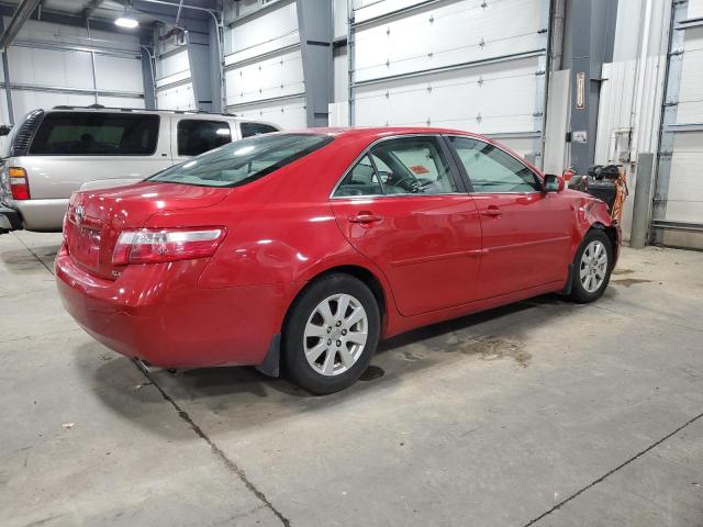 4T1BE46K97U110523 - 2007 TOYOTA CAMRY CE RED photo 3