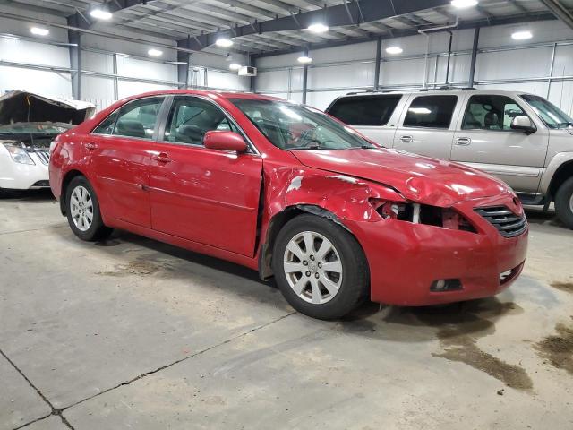 4T1BE46K97U110523 - 2007 TOYOTA CAMRY CE RED photo 4