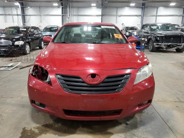 4T1BE46K97U110523 - 2007 TOYOTA CAMRY CE RED photo 5