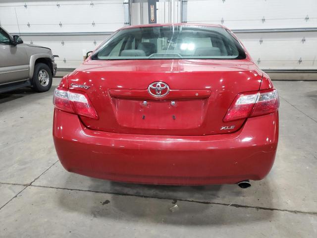 4T1BE46K97U110523 - 2007 TOYOTA CAMRY CE RED photo 6