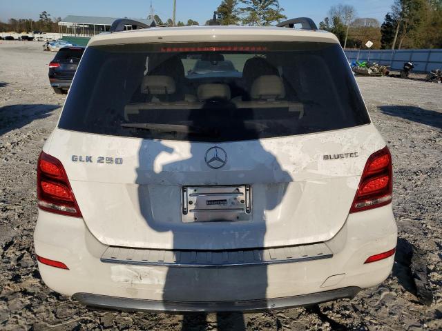 WDCGG0EB8DG120575 - 2013 MERCEDES-BENZ GLK 250 BLUETEC WHITE photo 6