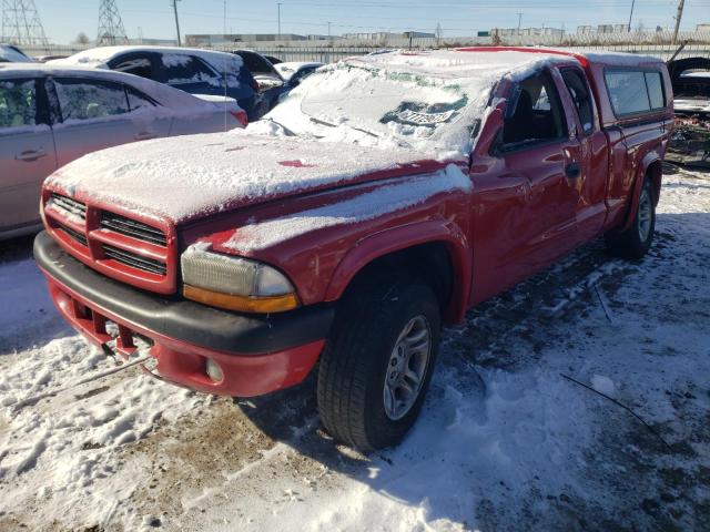 1D7HG32X73S348886 - 2003 DODGE DAKOTA SPORT RED photo 1