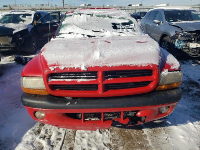 1D7HG32X73S348886 - 2003 DODGE DAKOTA SPORT RED photo 5