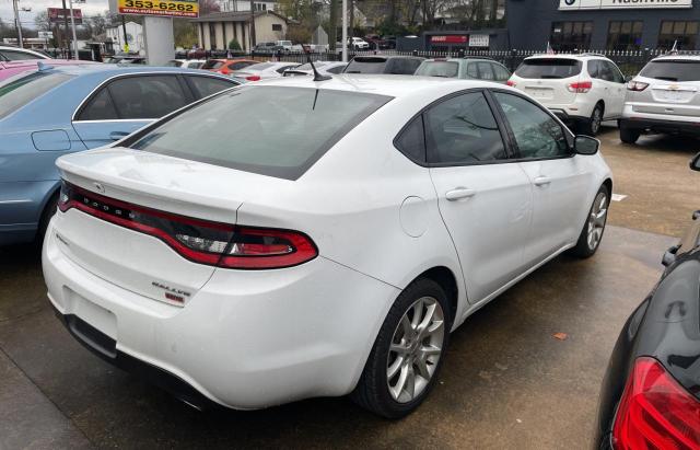 1C3CDFBH2DD154719 - 2013 DODGE DART SXT WHITE photo 4