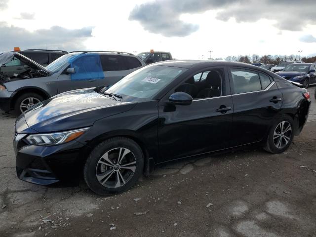 3N1AB8CV3NY268304 - 2022 NISSAN SENTRA SV BLACK photo 1