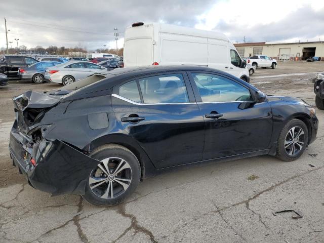 3N1AB8CV3NY268304 - 2022 NISSAN SENTRA SV BLACK photo 3