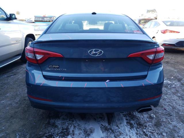 5NPE24AF6GH335691 - 2016 HYUNDAI SONATA SE BLUE photo 6