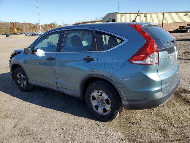 2HKRM4H33DH691602 - 2013 HONDA CR-V LX TURQUOISE photo 2