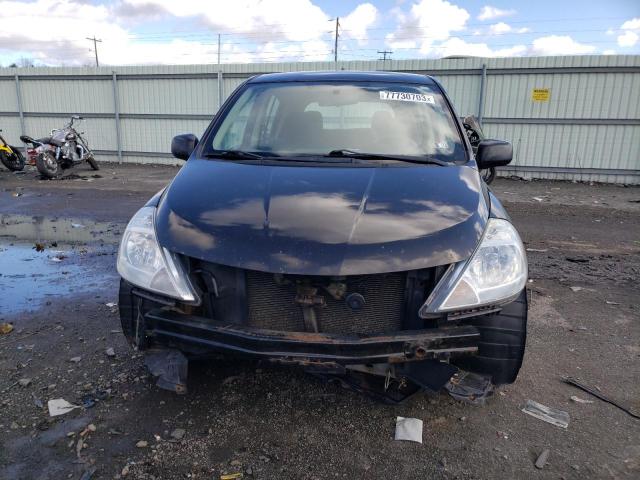 3N1BC1CP6BL492136 - 2011 NISSAN VERSA S BLACK photo 5