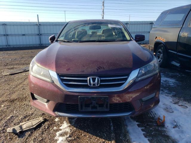 1HGCR2F83FA073881 - 2015 HONDA ACCORD EXL BURGUNDY photo 5