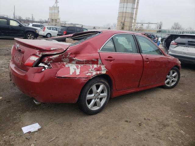 4T1BE46K47U006506 - 2007 TOYOTA CAMRY CE RED photo 3